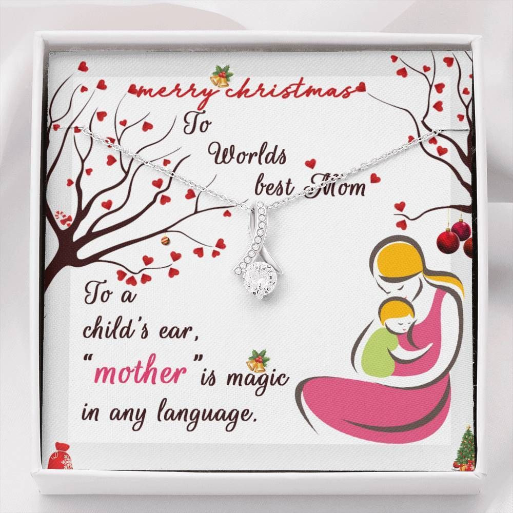 Magic In Any Language Alluring Beauty Necklace To Mommy