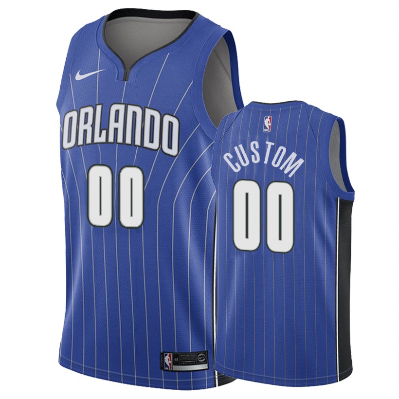 Magic Male Custom #00 Icon Blue Jersey