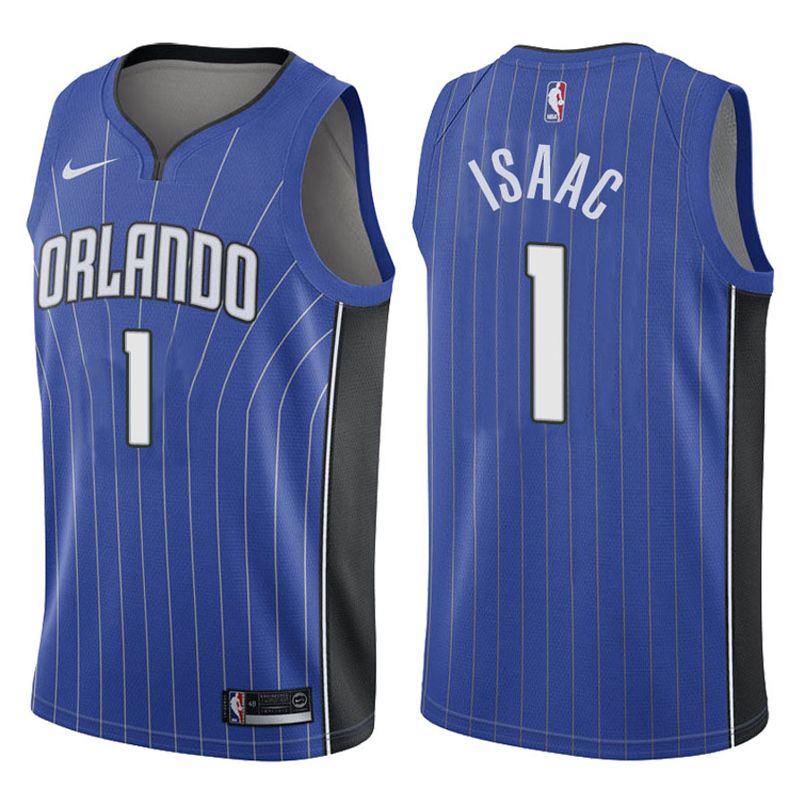 Magic Male Jonathan Isaac #1 2017-18 Icon Royal Jersey