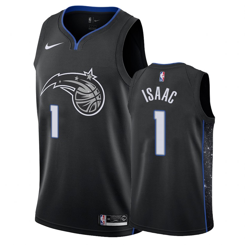 Magic Male Jonathan Isaac #1 2018-19 City Black Jersey