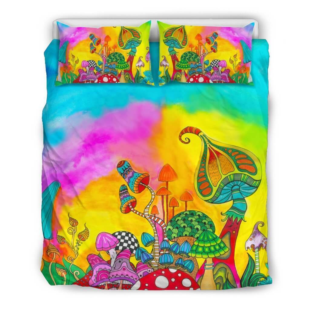 Magic Mushroom Duvet Cover Bedding Set