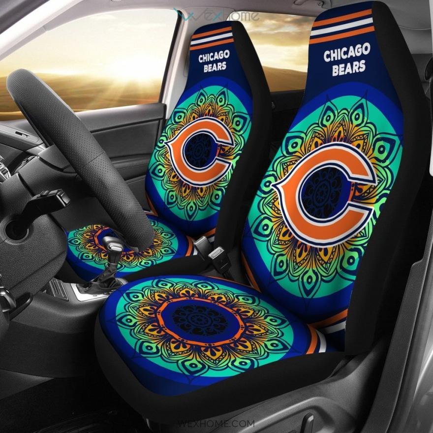 Magical And Vibrant Chicago Bears Car Seat Covers Best Car Decor 2021