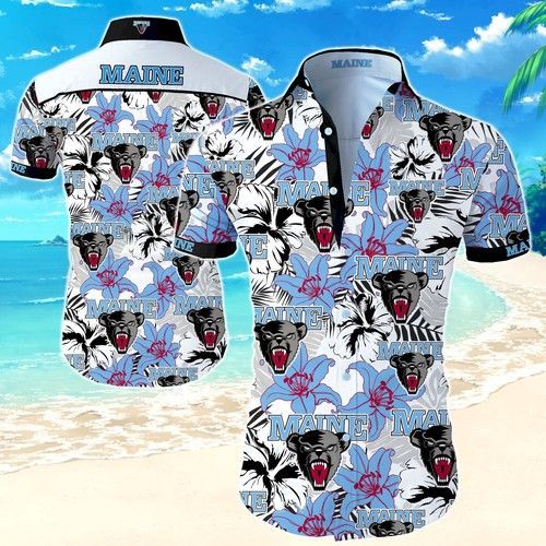 Maine Black Bears Hawaiian Shirt Summer