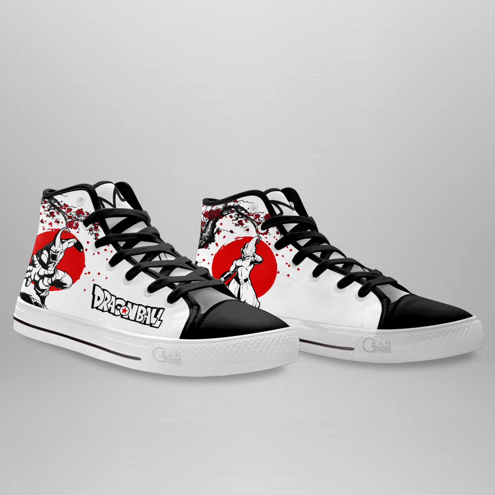 Majin Boo High Top Shoes Custom Dragon Ball Anime Sneakers Japan Style