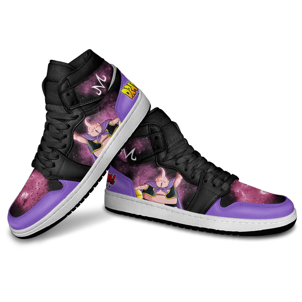 Majin Boo JD1s Sneakers Dragon Ball Anime Shoes Mix Galaxy, Air Jordan Hightop