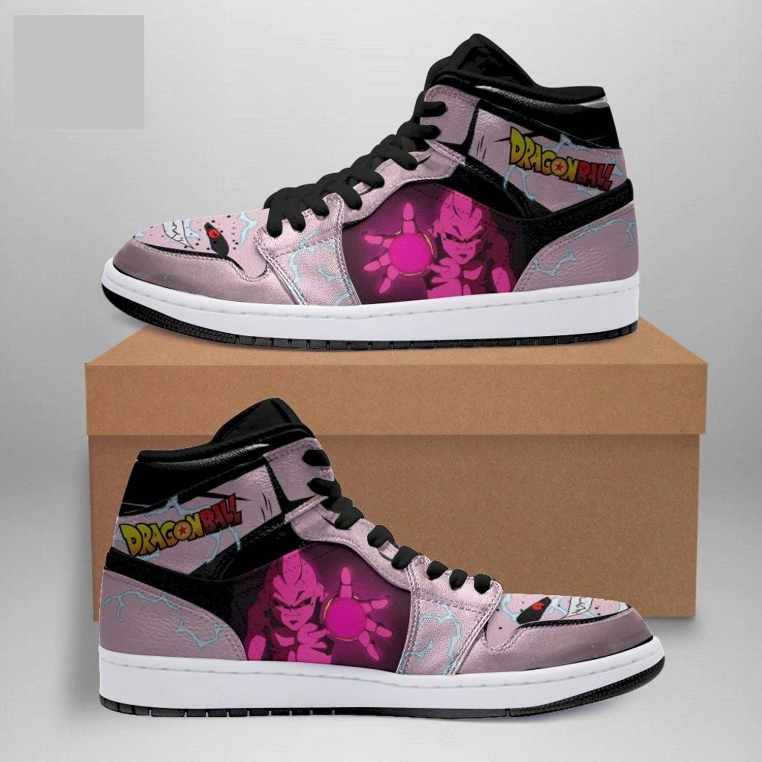 Majin Buu Dragon Ball High Top Air Jordan Sneaker, Air Jordan Hightop