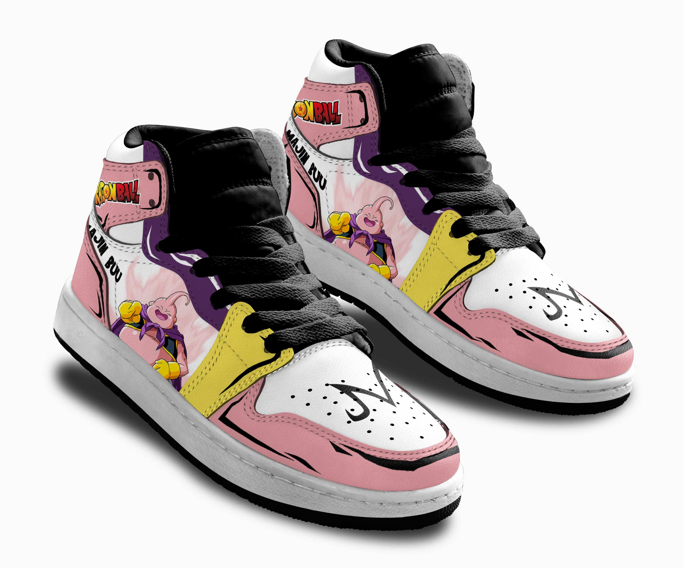 Majin Buu Kids Sneakers Custom Anime Dragon Ball Shoes For Kids