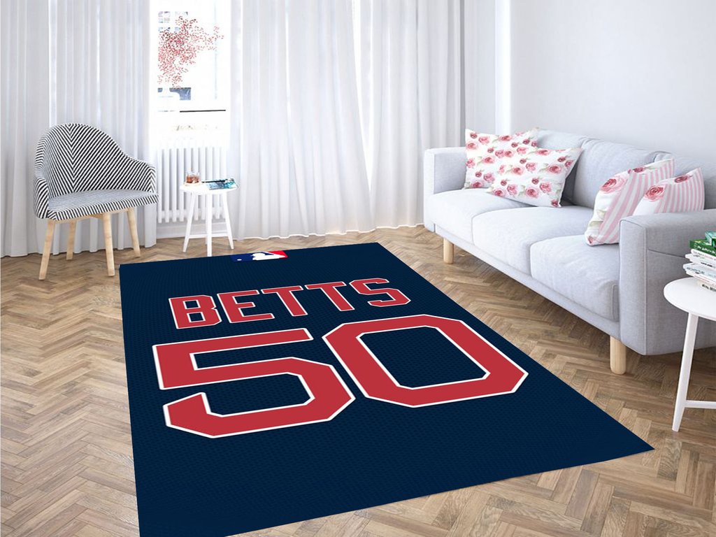 Major League Baseball Logo Living Room Modern Carpet Rectangle Rug