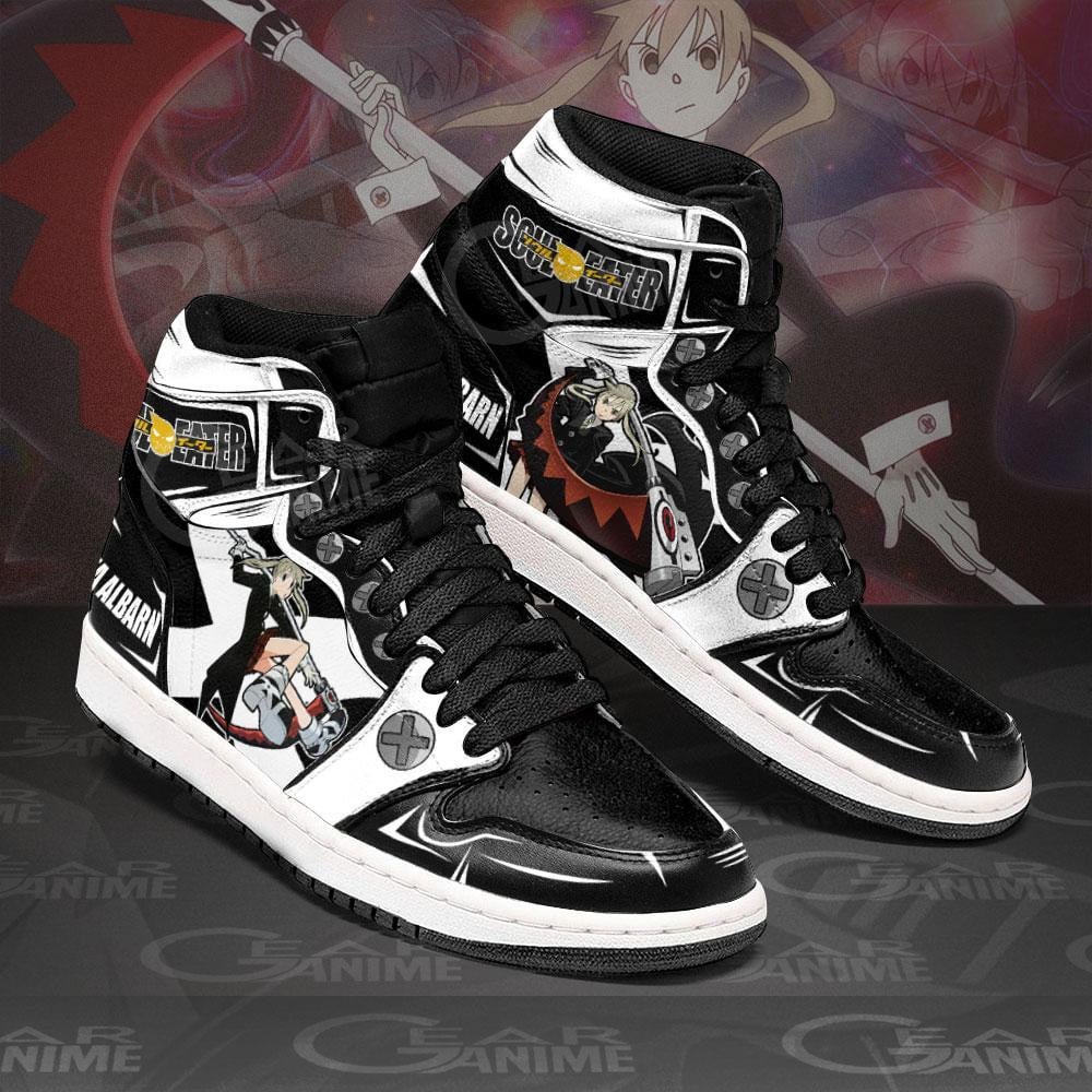 Maka Albarn JD1s Sneakers Soul Eater Anime Shoes, Air Jordan Hightop