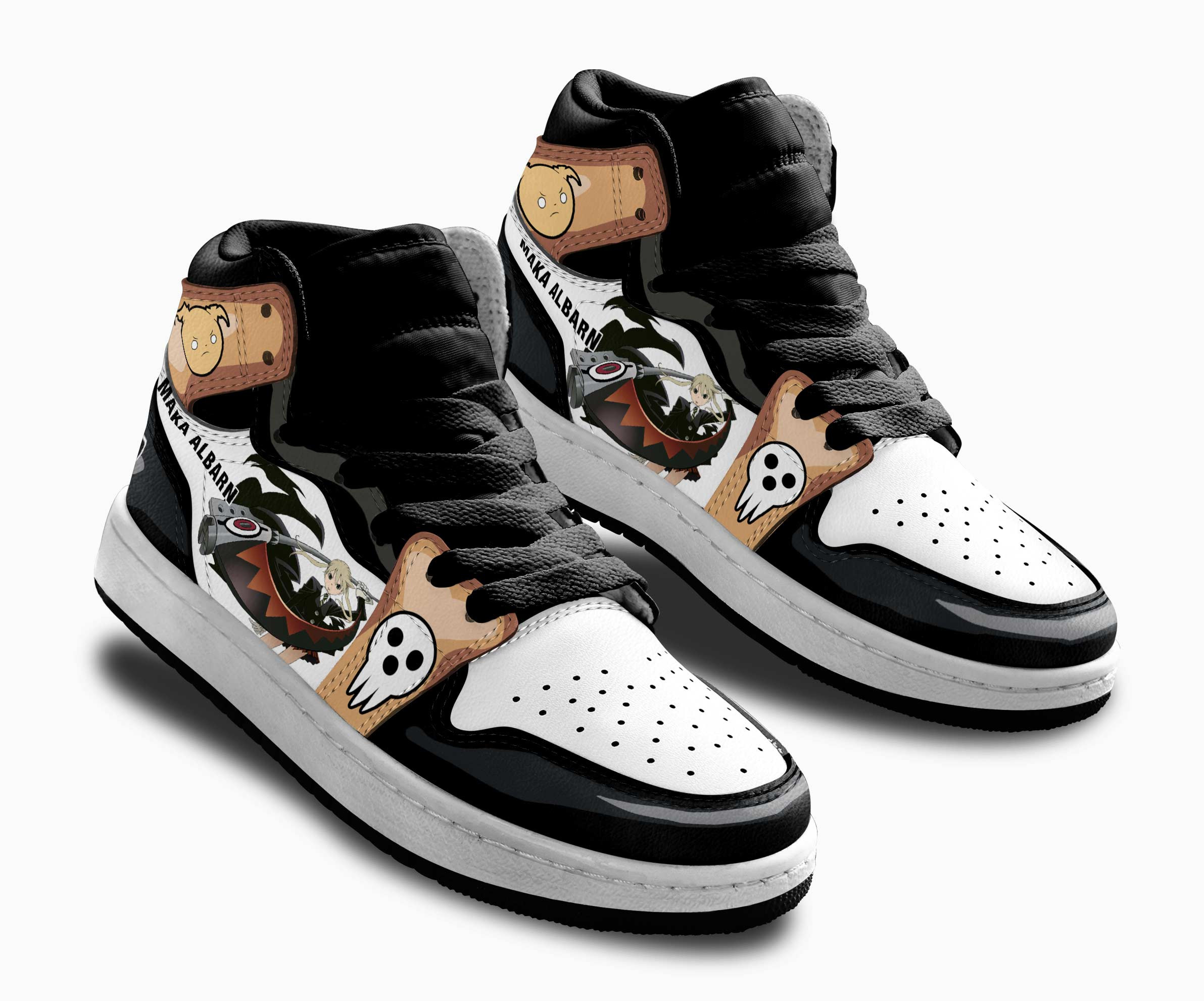 Maka Albarn Kids Sneakers Soul Eater Custom Anime Shoes For Kids