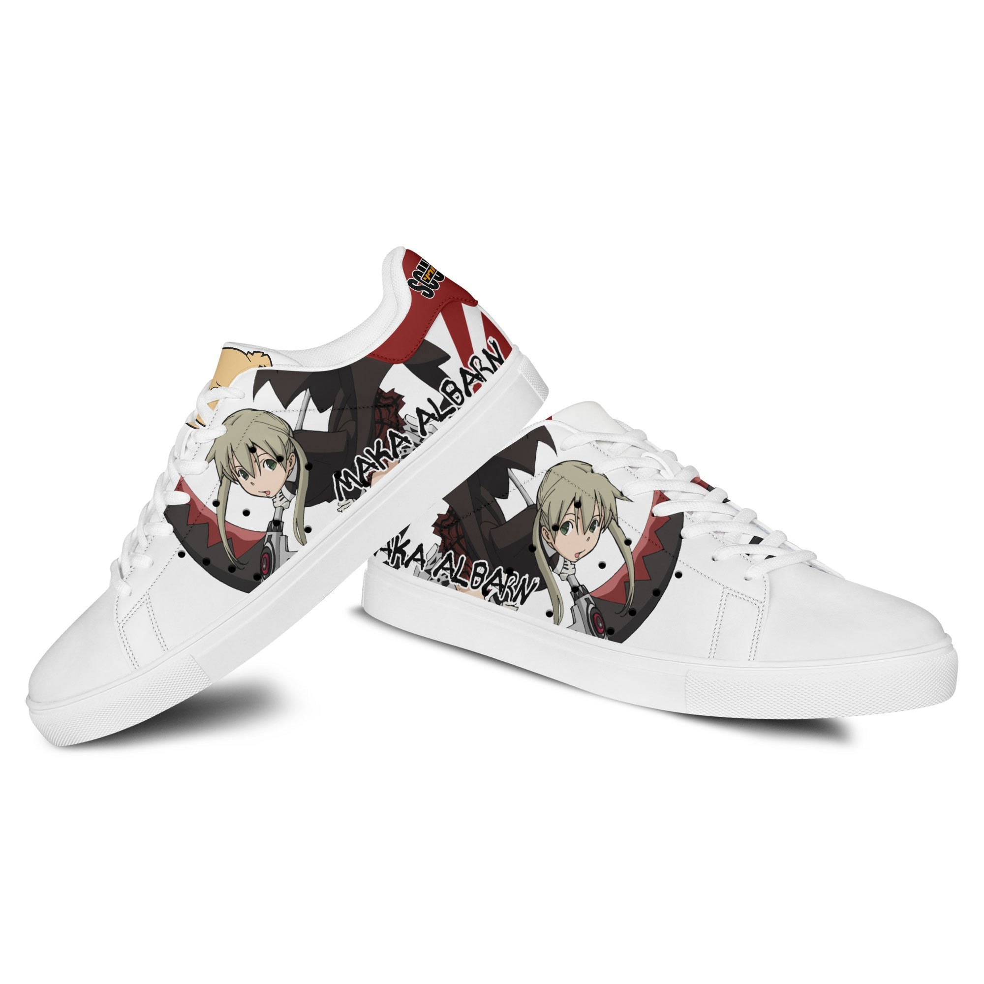 Maka Albarn Skate Sneakers Custom Soul Eater Anime Shoes