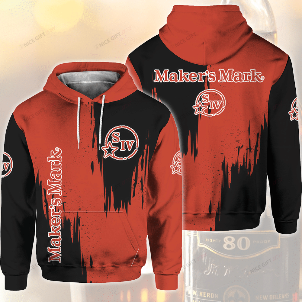Maker’s Mark 3D Hoodie Gift For Fans