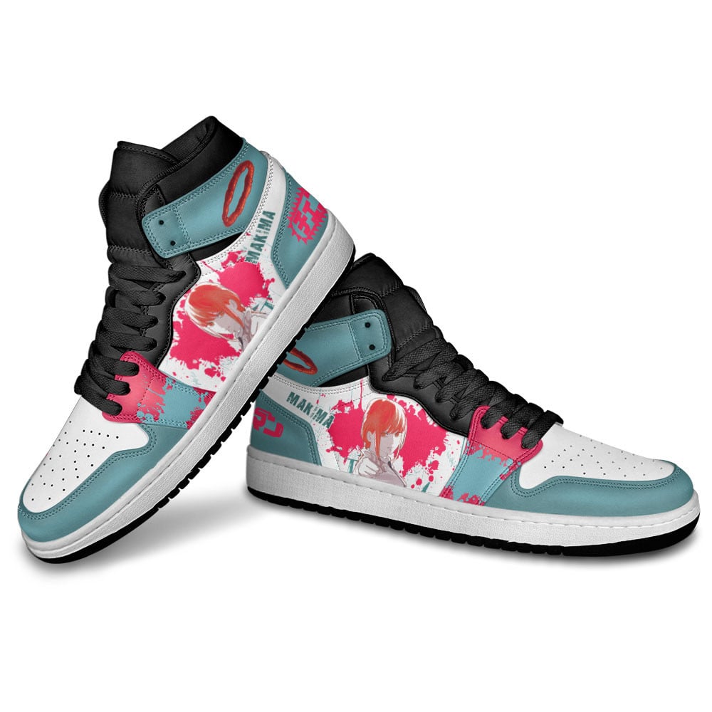 Makima JD1s Sneakers Chainsaw Man Anime Shoes Pefect Gift Idea, Air Jordan Hightop