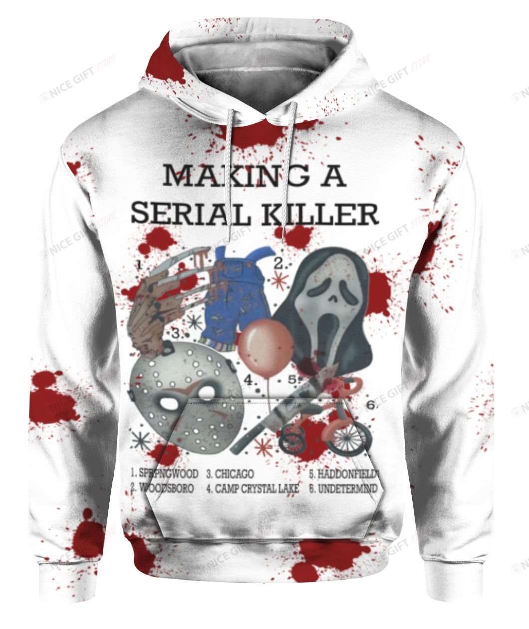 Making A Serial Killer 3D Hoodie Gift For Fans