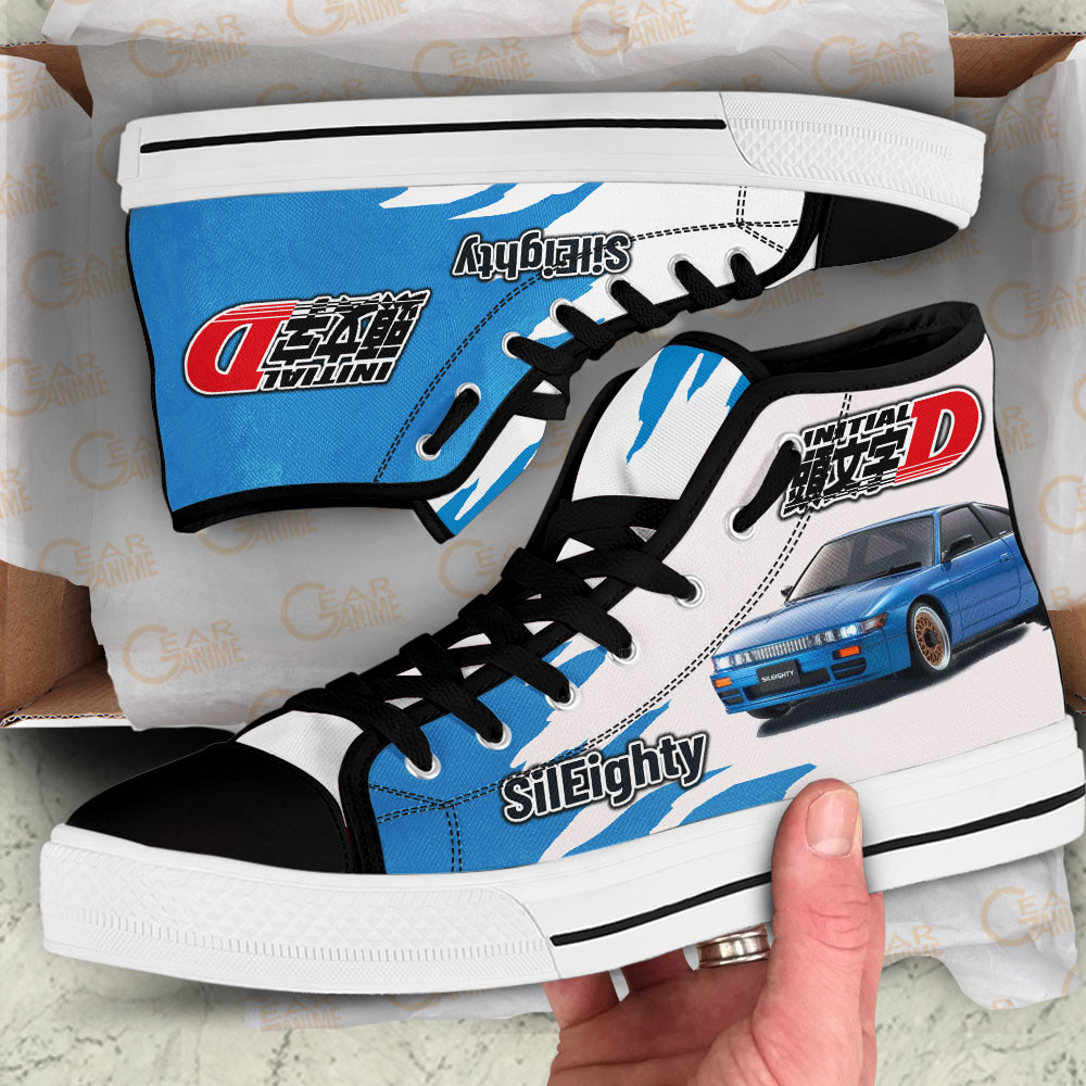 Mako Sato High Top Shoes Initial D Custom Anime Sneakers