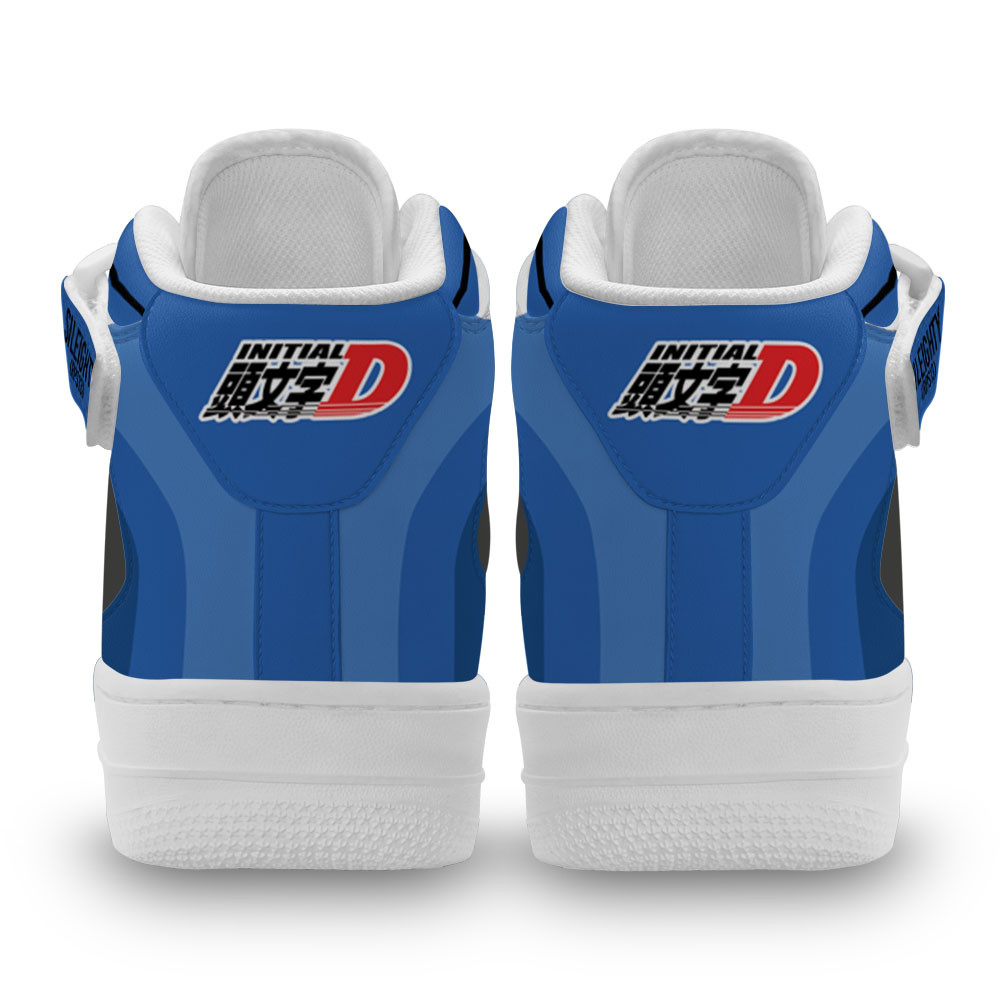 Mako Sato’s SilEighty Car Sneakers Air Mid Custom Initial D Anime Shoes