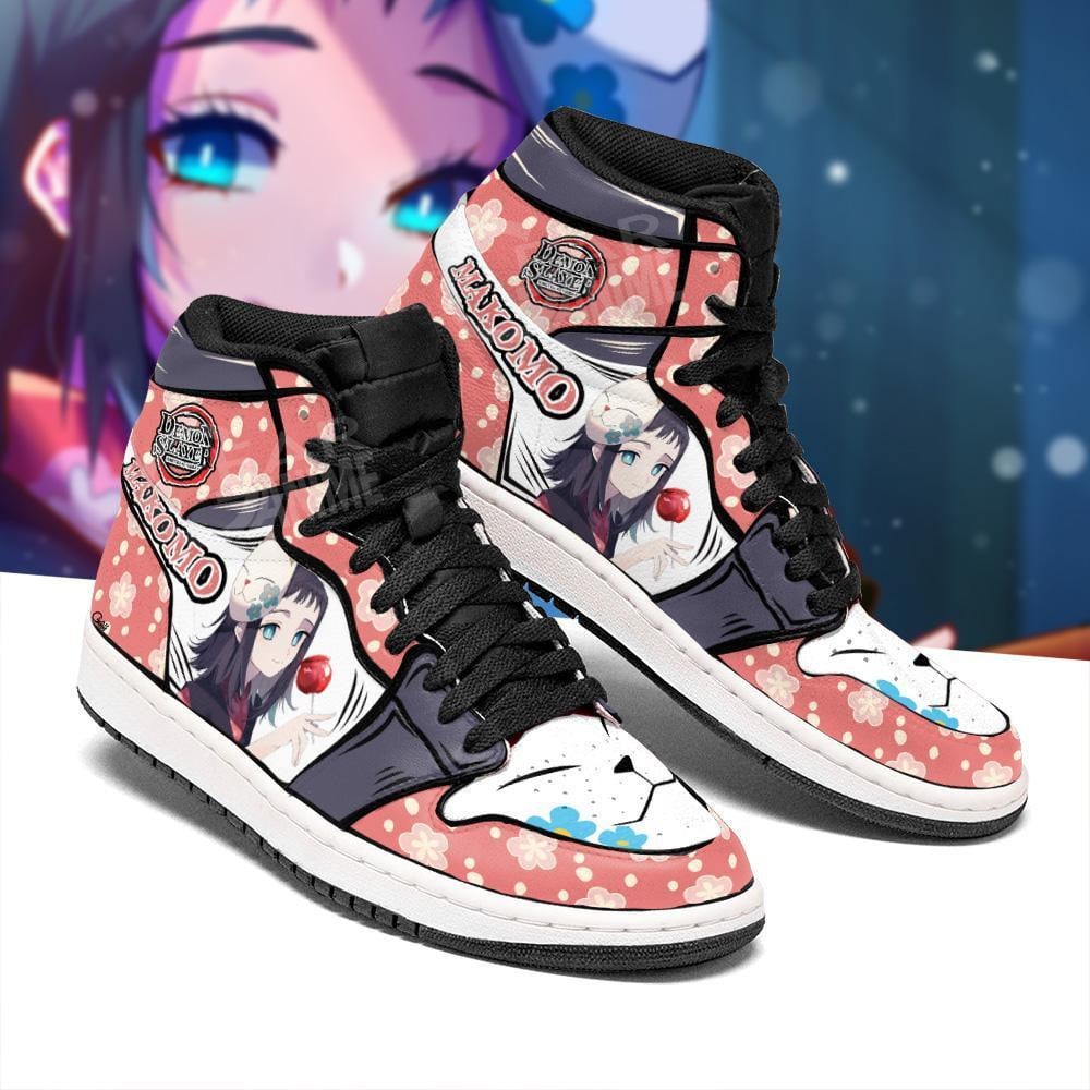 Makomo JD1s Sneakers Anime Demon Slayer Shoes, Air Jordan Hightop