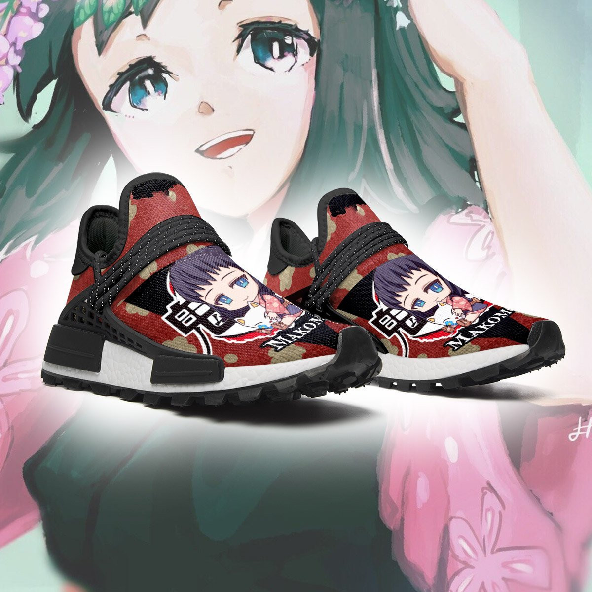 Makomo Shoes Demon Slayer Anime Sneakers, NMD Shoes
