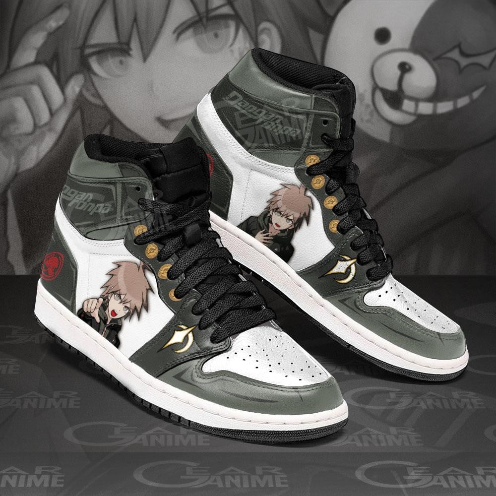Makoto Naegi JD1s Sneakers Danganronpa Anime Shoes, Air Jordan Hightop