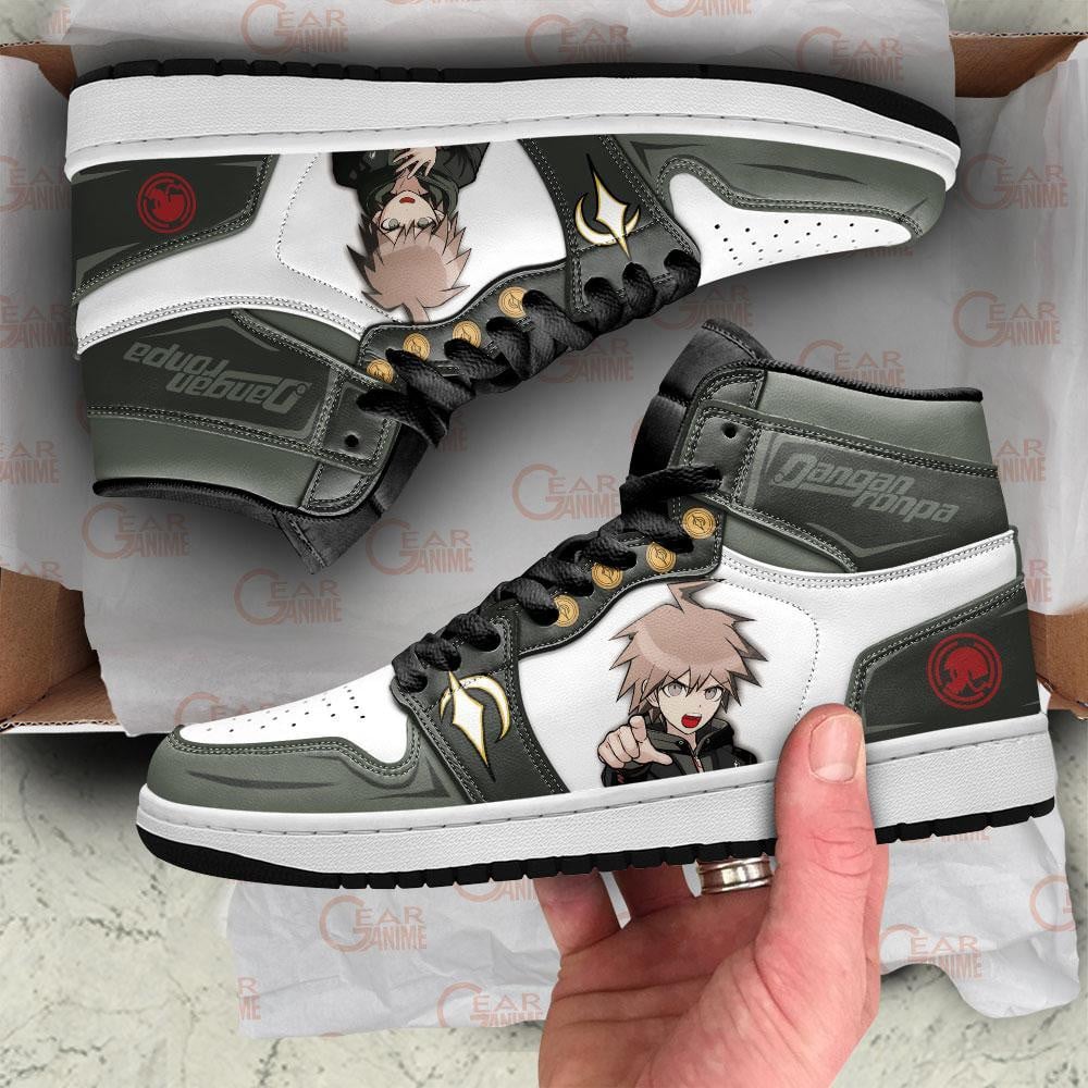 Makoto Naegi JD1s Sneakers Danganronpa Anime Shoes, Air Jordan Hightop