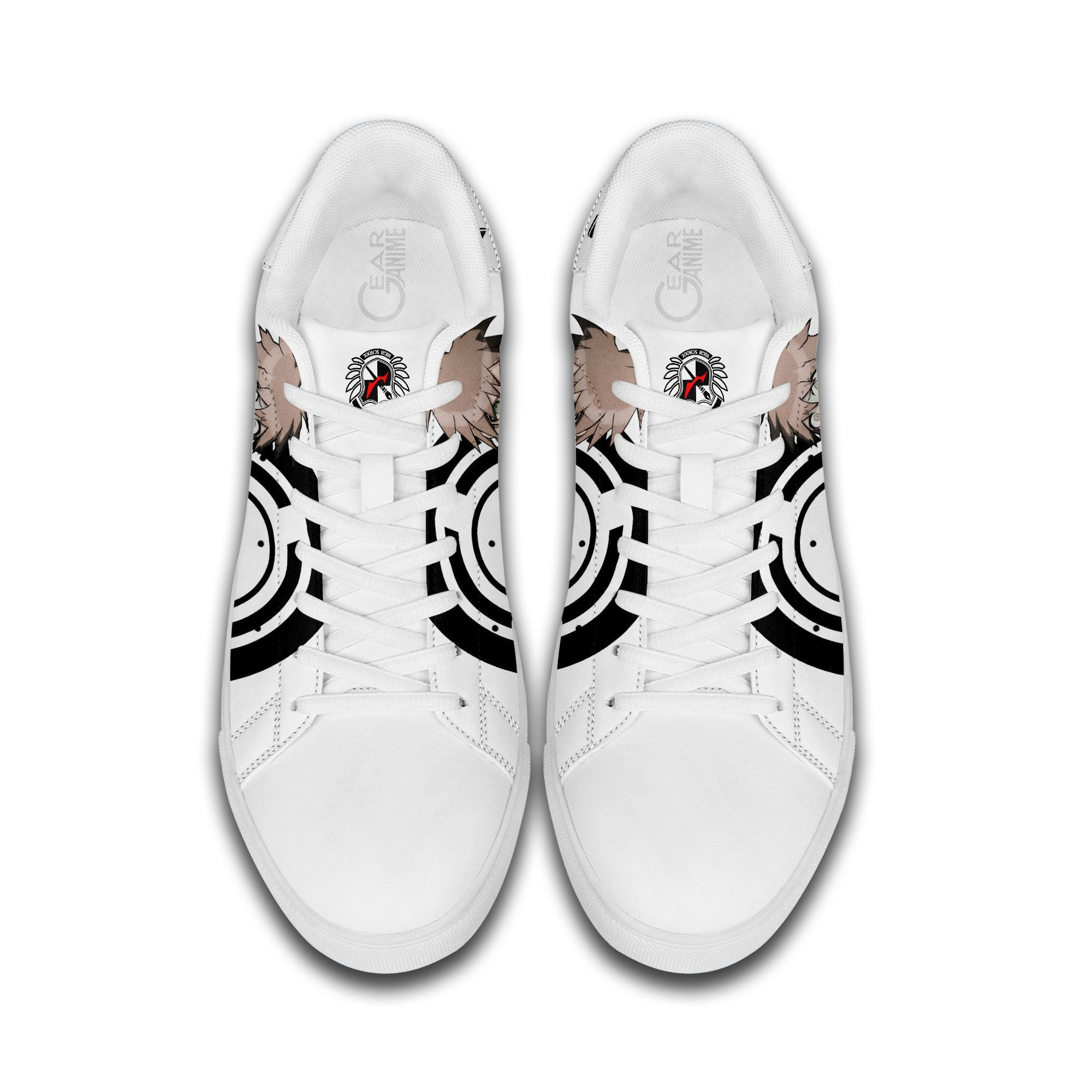 Makoto Naegi Skate Sneakers Custom Anime Danganronpa Shoes