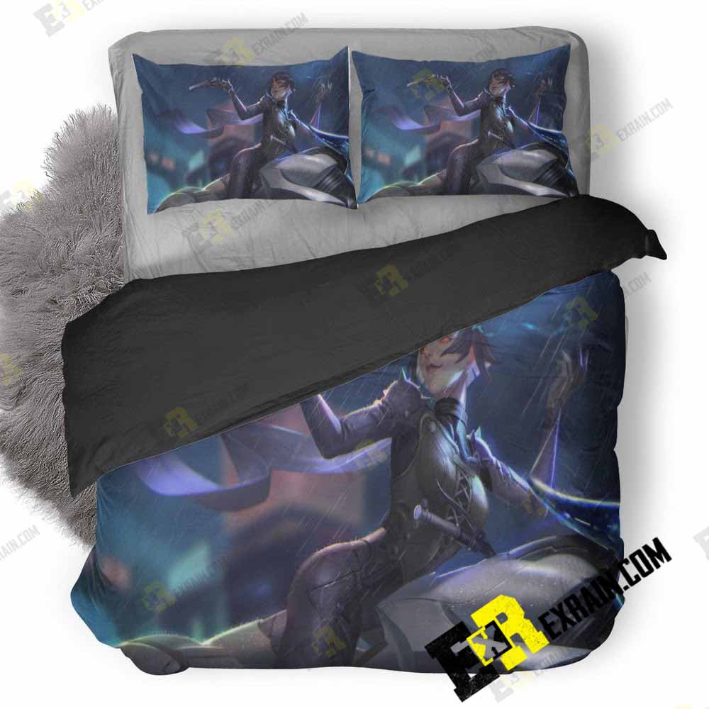 Makoto Niijima Persona V2 3D Customized Duvet Cover Bedding Set