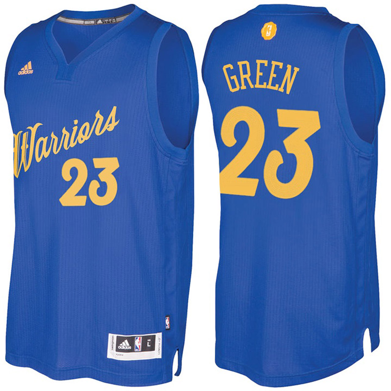 Male NBA Golden State Warriors #23 Draymond Green Royal 2016-17 Christmas Day Jersey