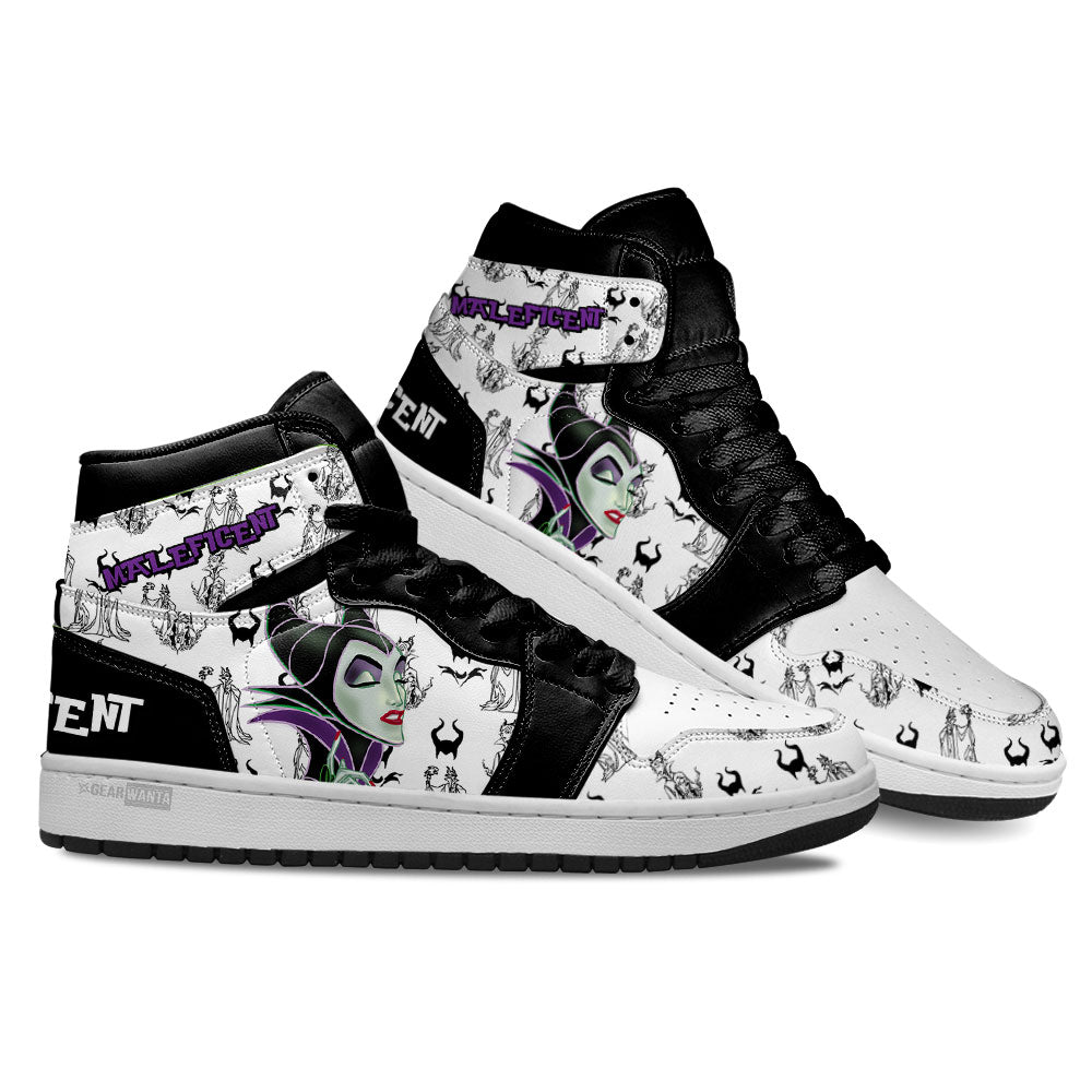 Maleficent J1 Shoes For Cartoon Fans Sneakers, Air Jordan Hightop