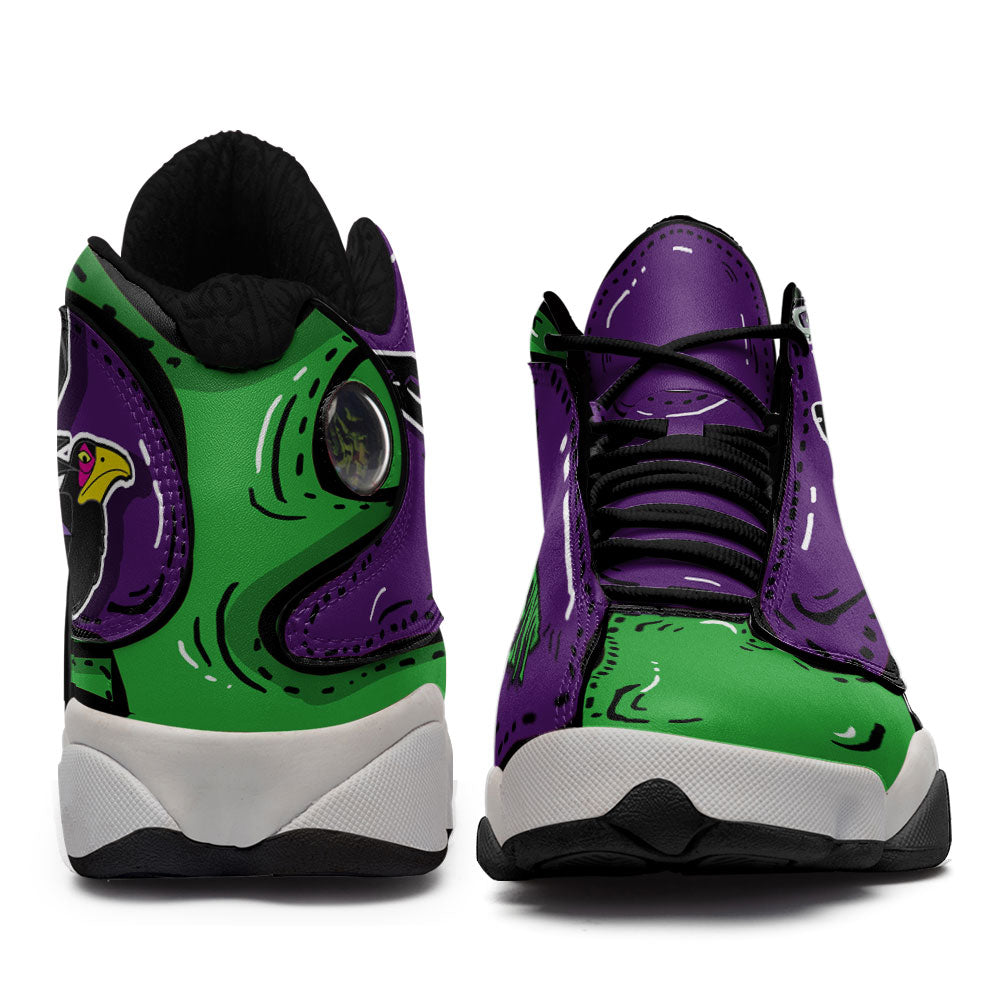 Maleficent JD13 Sneakers Comic Style Custom Shoes