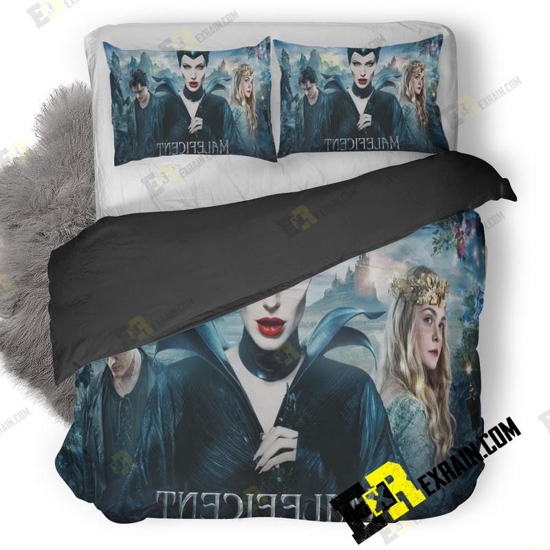 Maleficent Movie Hd 3D Customized Duvet Cover Bedding Set