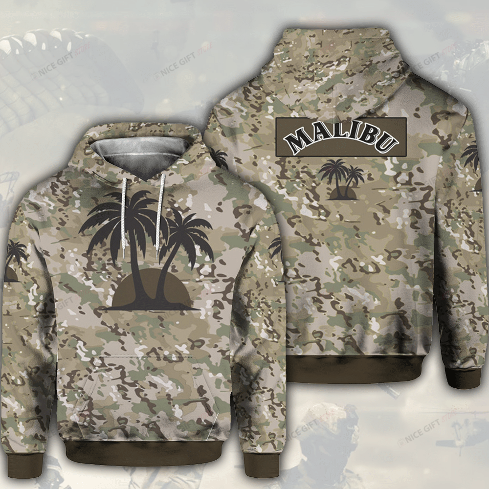 Malibu Camouflage 3D Hoodie Gift For Fans