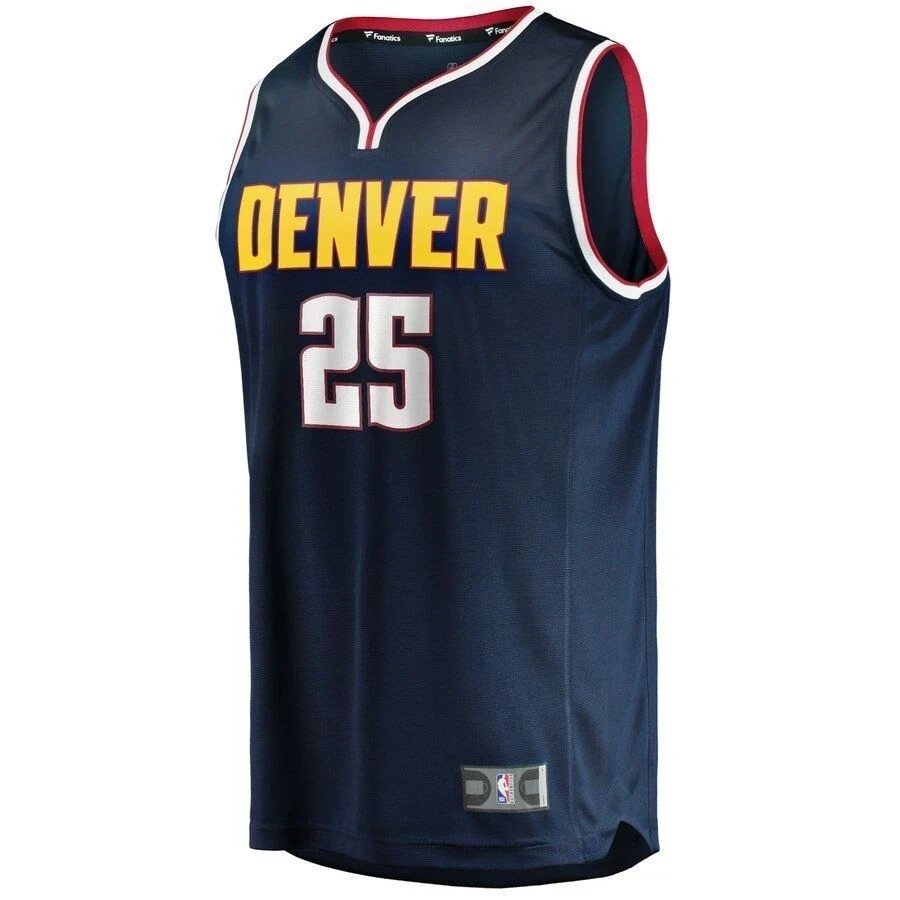 Malik Beasley Denver Nuggets Fast Break Player Jersey – Icon Edition – Navy