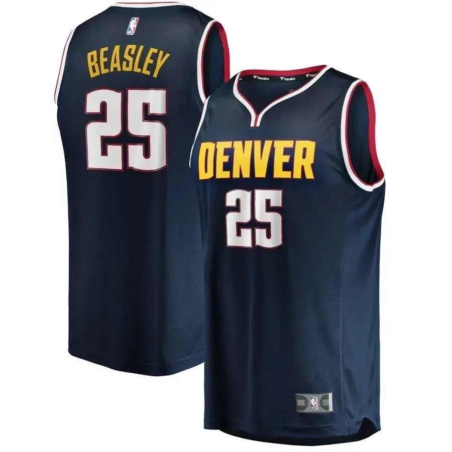 Malik Beasley Denver Nuggets Fast Break Player Jersey – Icon Edition – Navy
