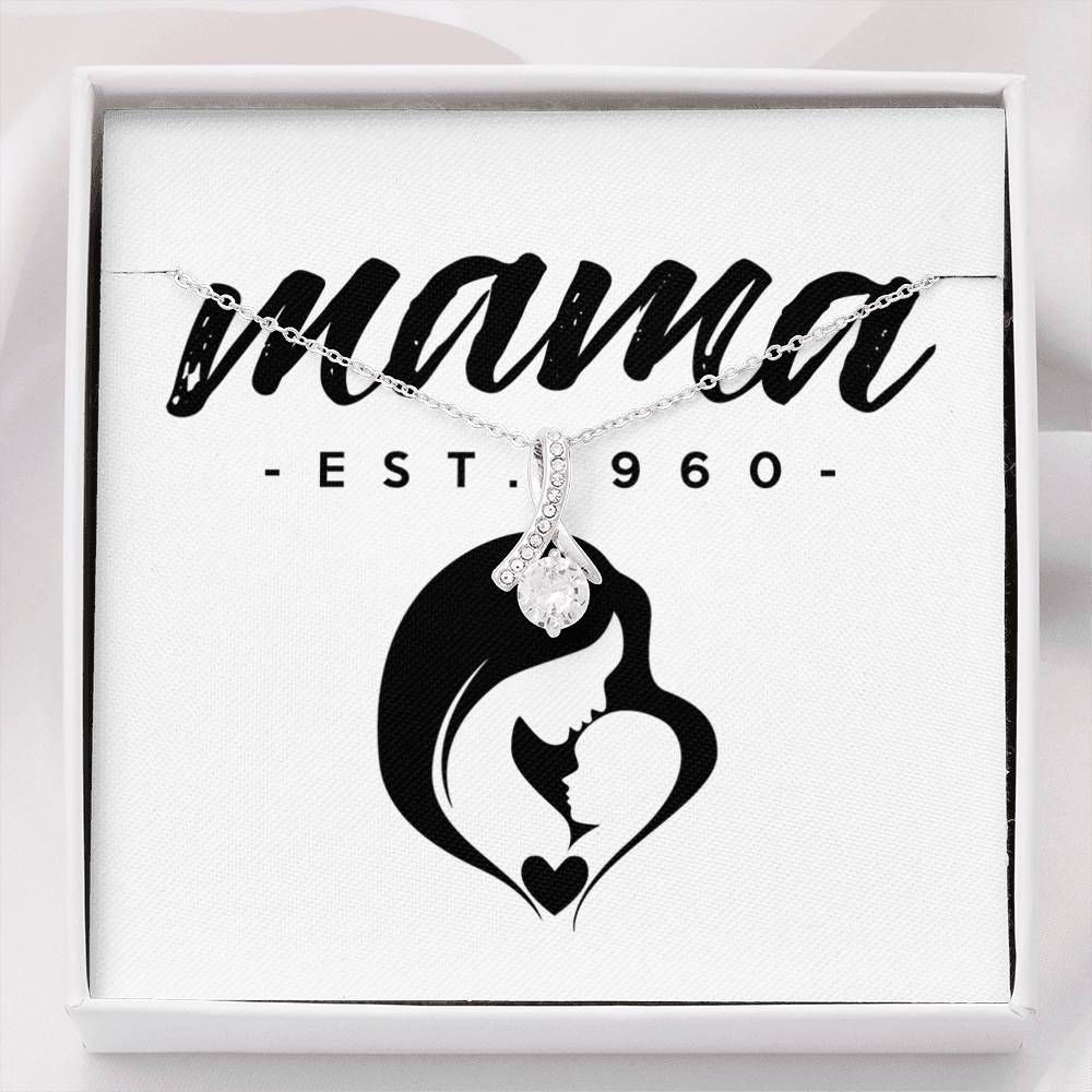 Mama Est 1960 Alluring Beauty Necklace Meaningful Gift For Mom
