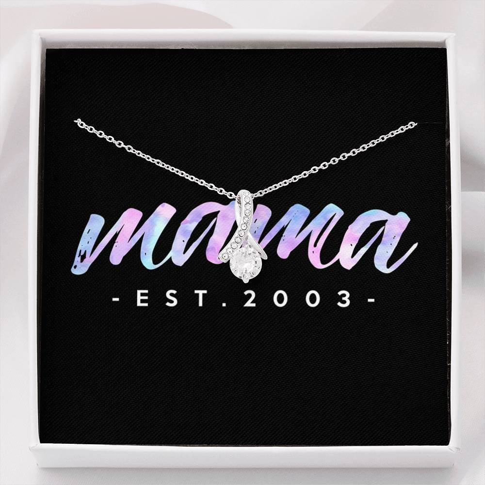 Mama Est 2003 Alluring Beauty Necklace Mother’s Day Gift For Mom