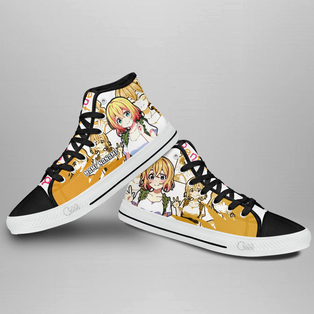 Mami Nanami High Top Shoes Custom Rent A Girlfriend Anime Sneakers