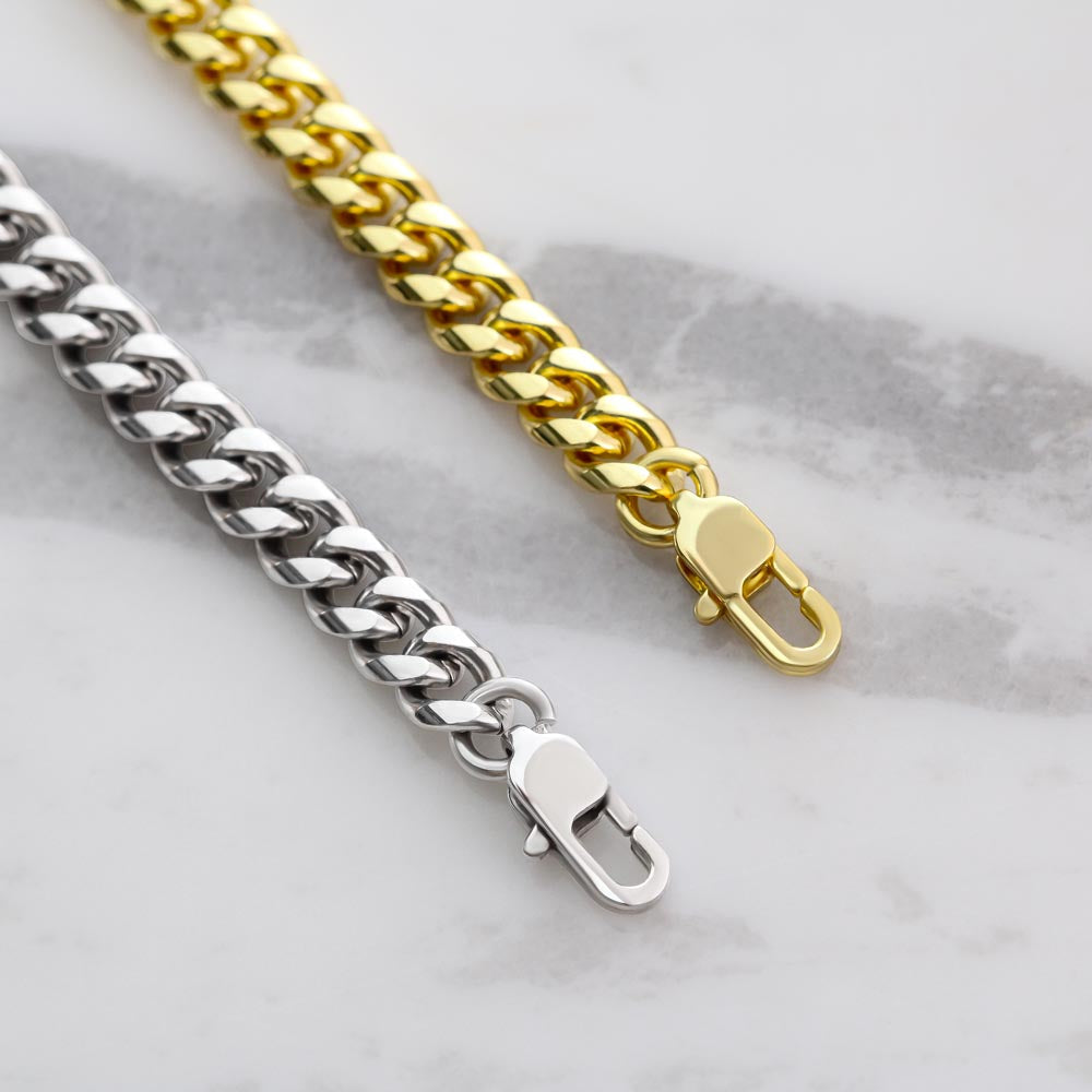 Man Necklace, To My Man Necklace I’d Find You Sooner and Love You Longer, Necklace for Man, Cuban Link Chain Necklace