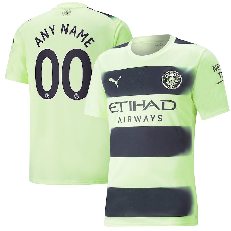 Manchester City 2022/23 Third Custom Jersey – Black
