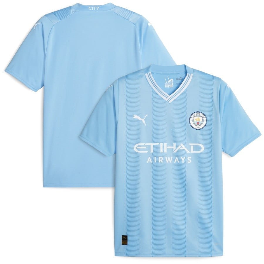 Manchester City 2023/24 Home Jersey – Sky Blue