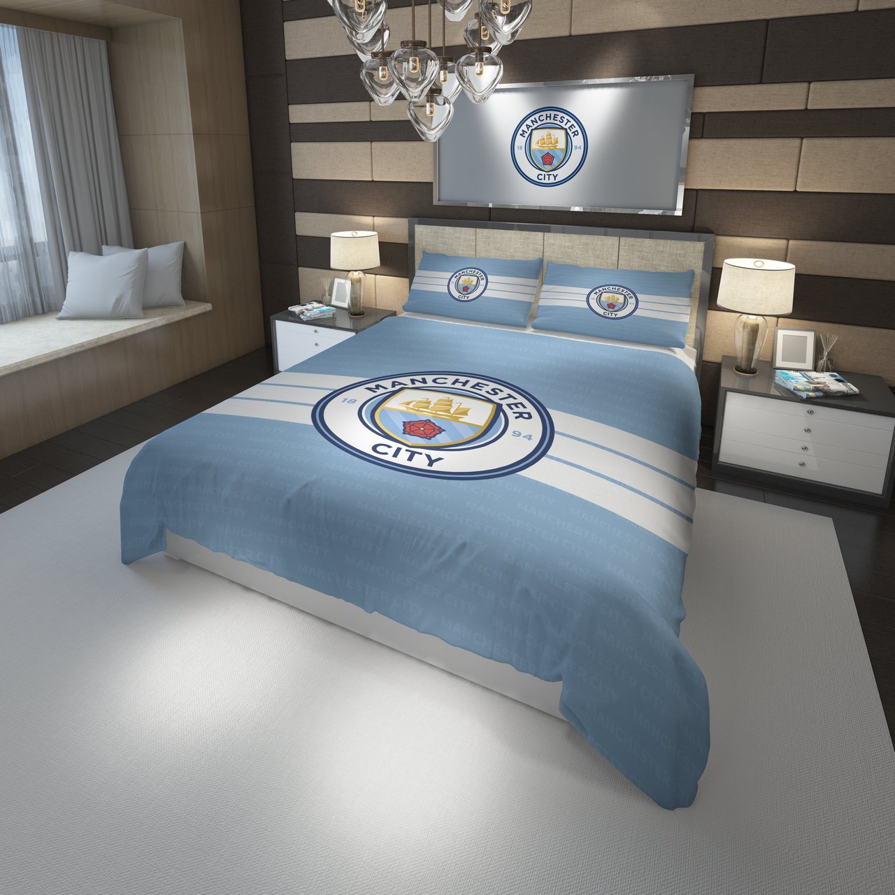 Manchester City Fc Football Club 3D Customized Duvet Cover Bedding Set