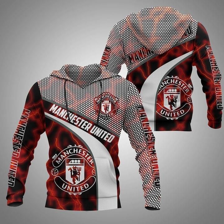 Manchester united logo for manucians 3D Hoodie