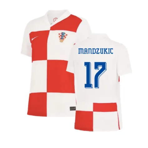 Mandzukic Men's Croatia 2024 Stadium10624 Home Soccer Jersey