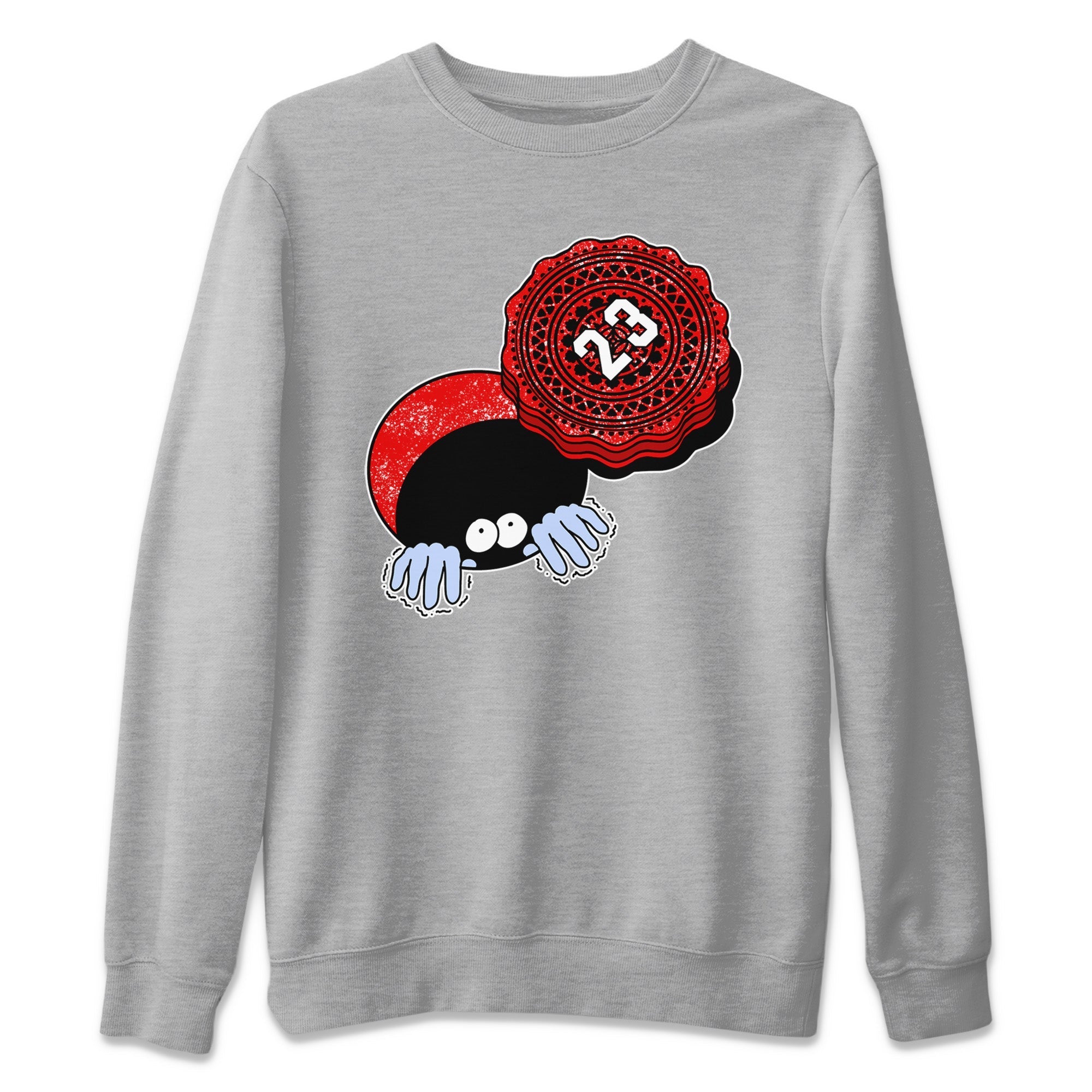 Manhole Cover Cookie Unisex Sweater – Air Jordan 6 Red Velvet Cookies, Sneakers Matching Sweater