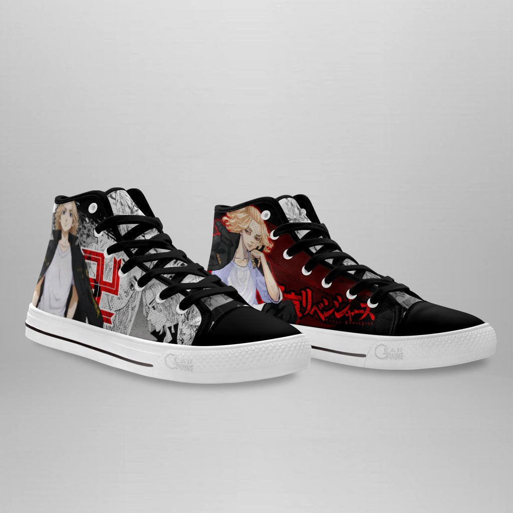 Manjiro Sano High Top Shoes Custom Manga Anime Tokyo Revengers Sneakers