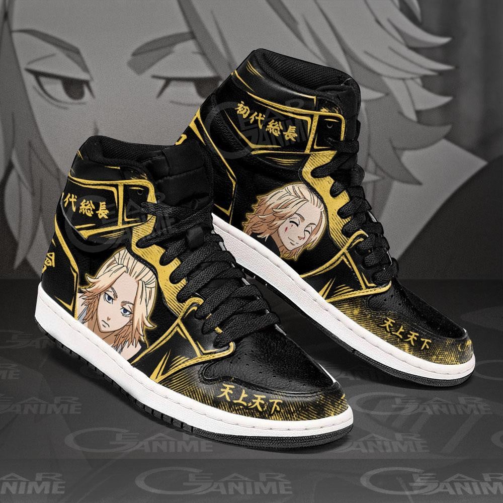 Manjiro Sano Mikey JD1s Sneakers Anime Tokyo Revengers Shoes, Air Jordan Hightop