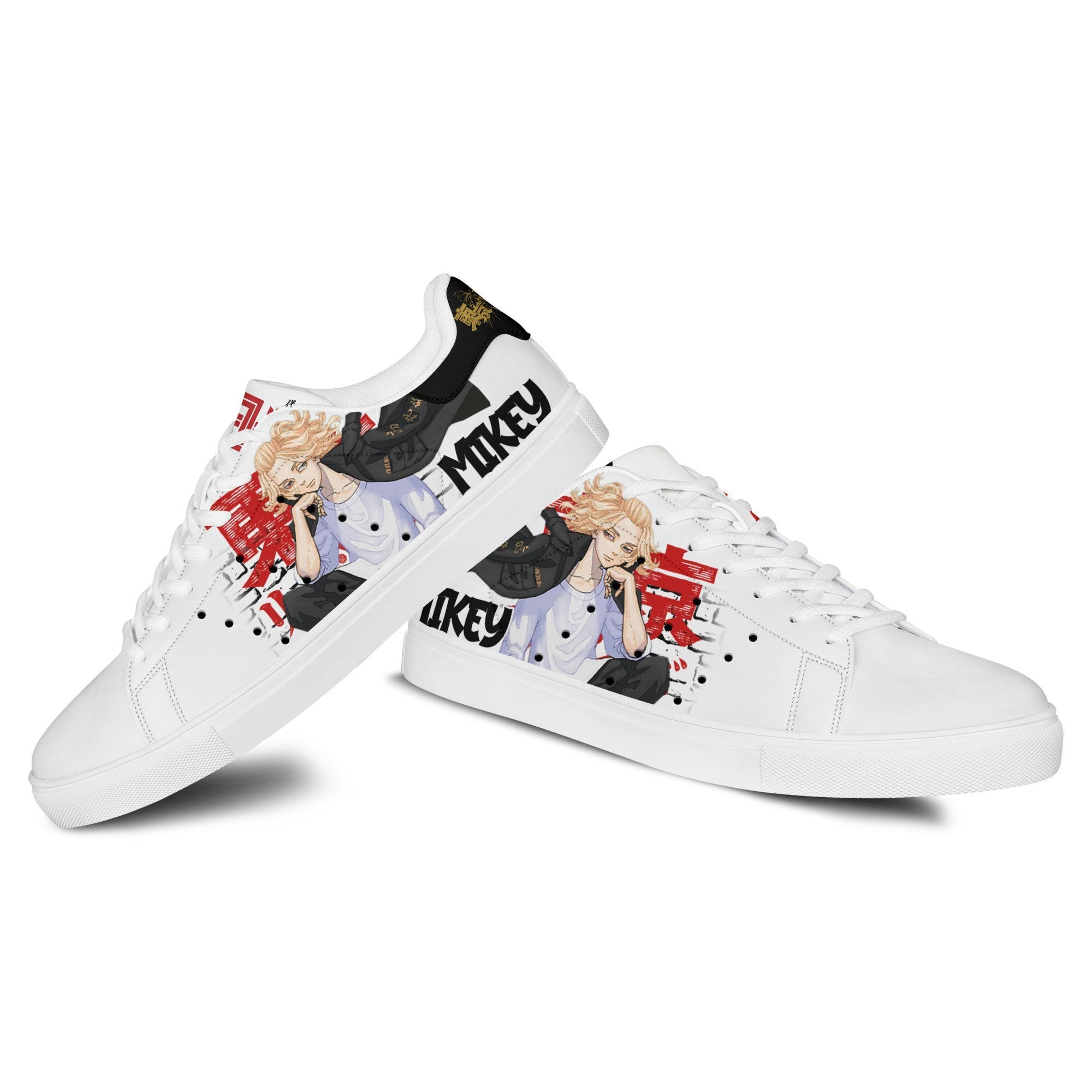 Manjiro Sano Mikey Skate Sneakers Custom Anime Tokyo Revengers Shoes