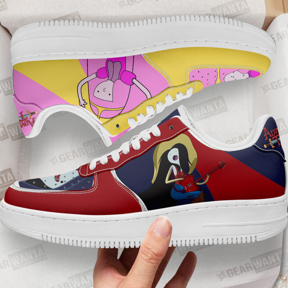 Marceline and Bubblegum Air Sneakers Custom Adventure Time Shoes