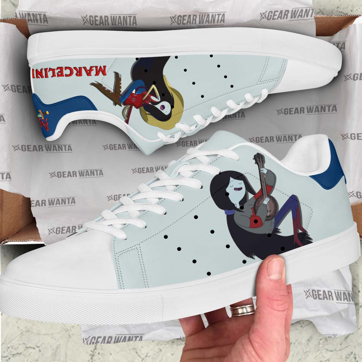 Marceline the Vampire Queen Skate Shoes Custom For Fans