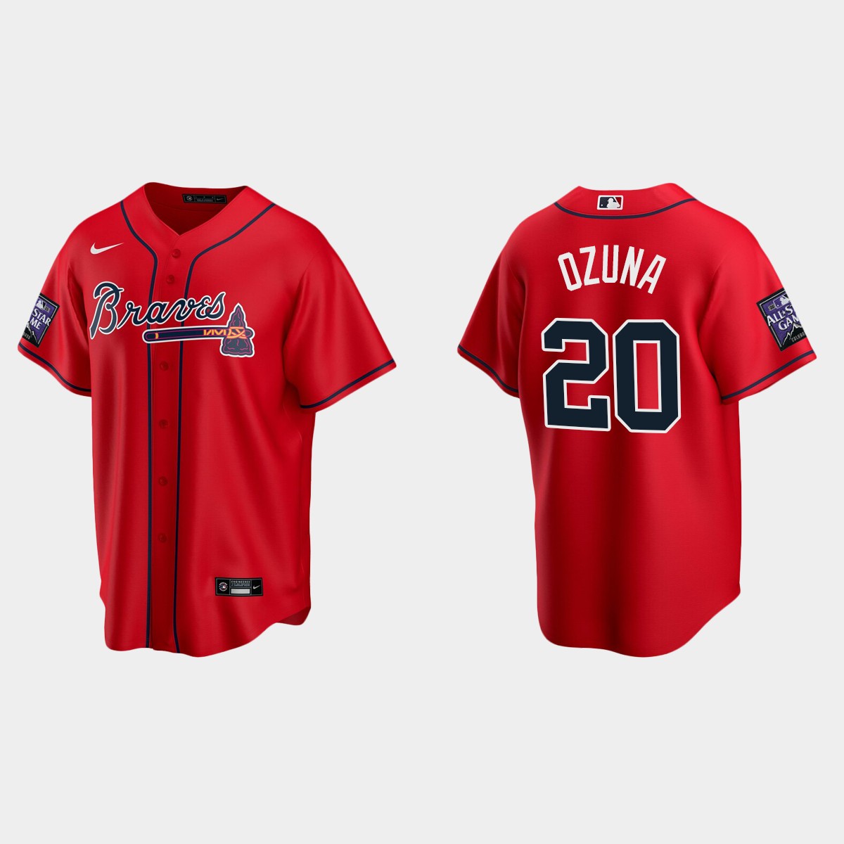 Marcell Ozuna Atlanta Braves 2021 All-Star Game Alternate Jersey - Red