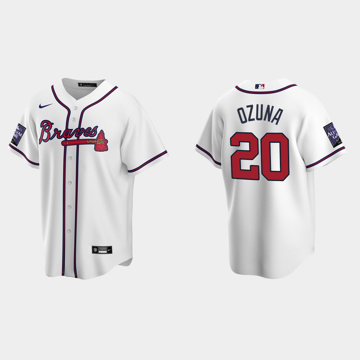 Marcell Ozuna Atlanta Braves 2021 All-Star Game Alternate Jersey - White